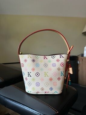 Multicolor Monogram Small Bucket Bag New with Tag